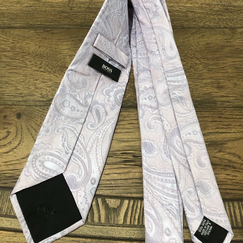 New purple Boss tie